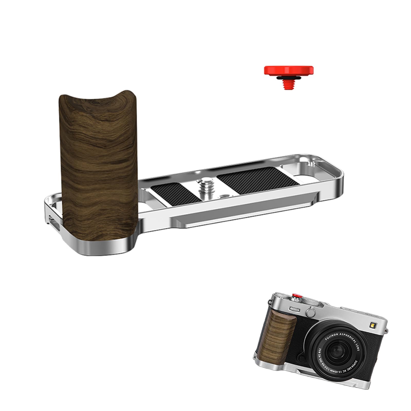 Amazon | SZZCNOX X-E5 L字型ハンドグリップ シャッターボタン付き