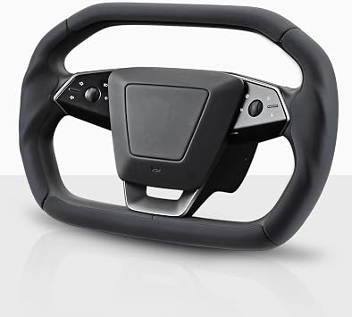 Steering Wheel Cover for Tesla Cybertruck 2023-Present, Black