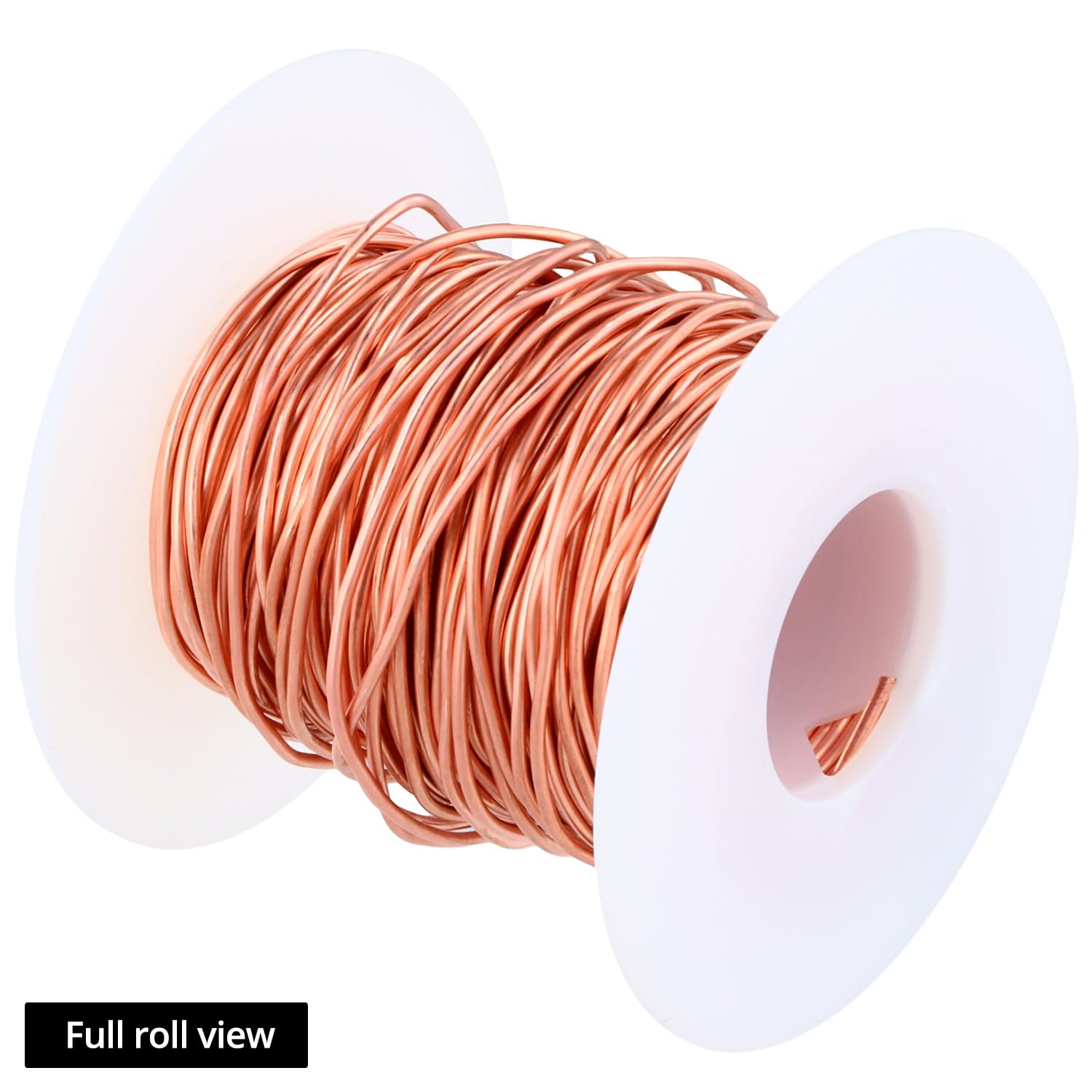 QWORK® Ogrodnictwo drut miedziany 20 m Ogrodowy drut miedziany 16 Gauge 99,9% czysty drut miedziany, do ogrodnictwa, uprawy roślin i warzyw