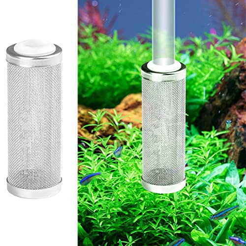 SHULLIN 2 Stück Aquarium Filter Guard Filterschutz Aquarium Aussenfilter 12mm Aquarium Schutzhülle...