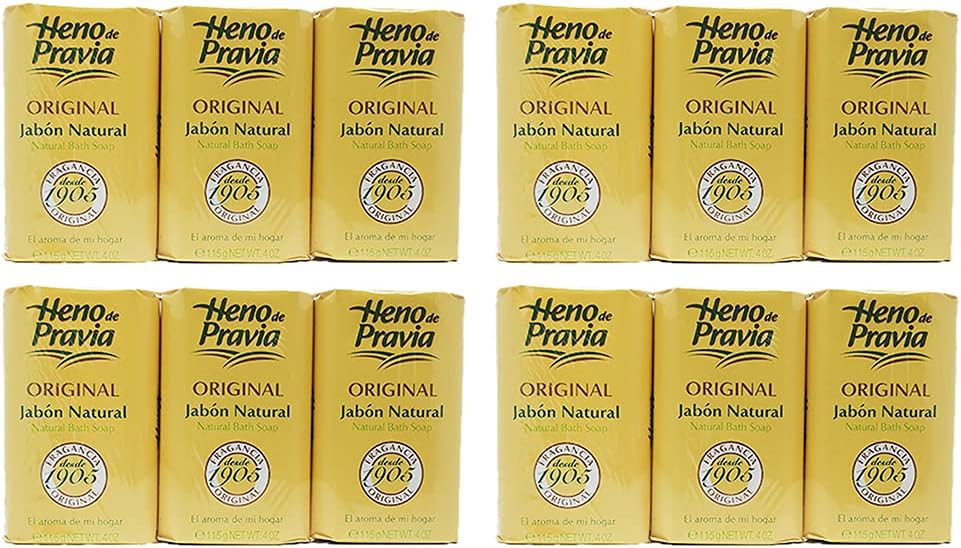 Dorzu Heno De Pravia Soap LARGE 4.4 oz. Ea. ORIGINAL (12 Soaps Total)