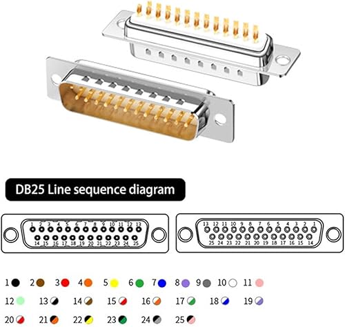 Miniatura 4 de 5FT/150CM Silabs CP2102 Chip USB a RS232 DB25 Serial Cable adaptador para escáner de impresora de código de barras