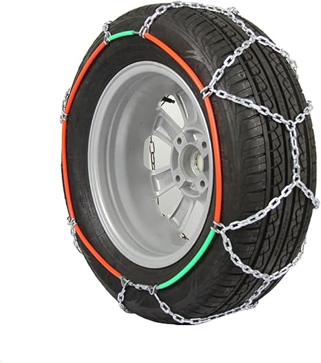 Amazon Co Jp 金属タイヤチェーン防災応急用 冬のスノ アイスバーン 雪チェーン 滑り止めチェーン カータイヤスノーチェーン必需品 Size 225 55r15 車 バイク