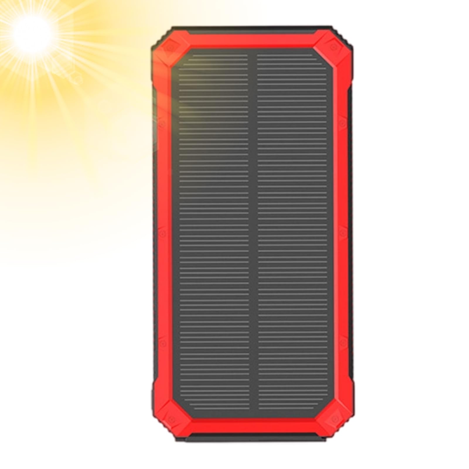 Cargador solar de supervivencia para smartphone con batería impermeable para camping 8