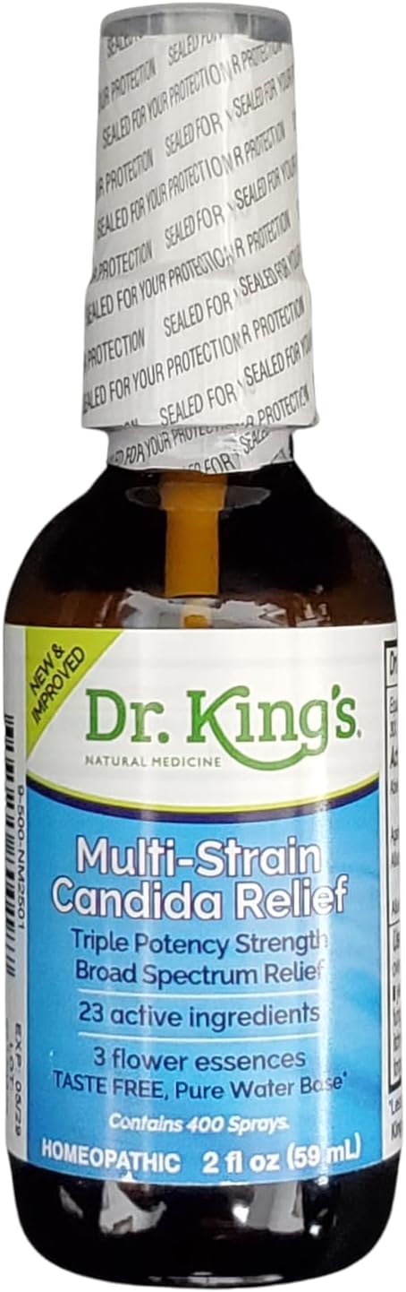 Dr King's Multi-Strain Candida Relief, (Formerly AquaFlora High Potency 9), 2 Ounces