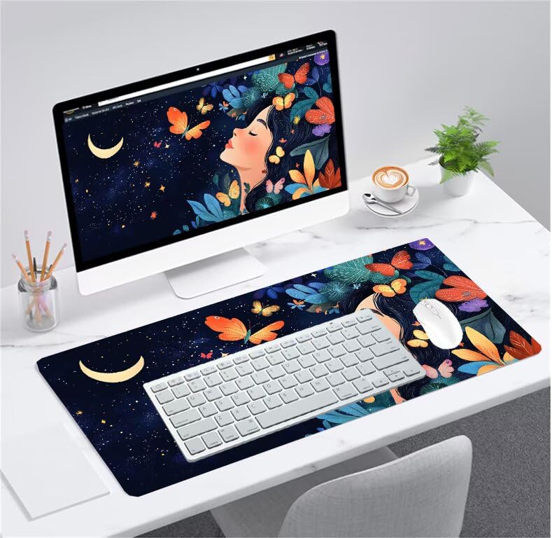 Sous main souris durable de friction modérée tapis gamer format géant