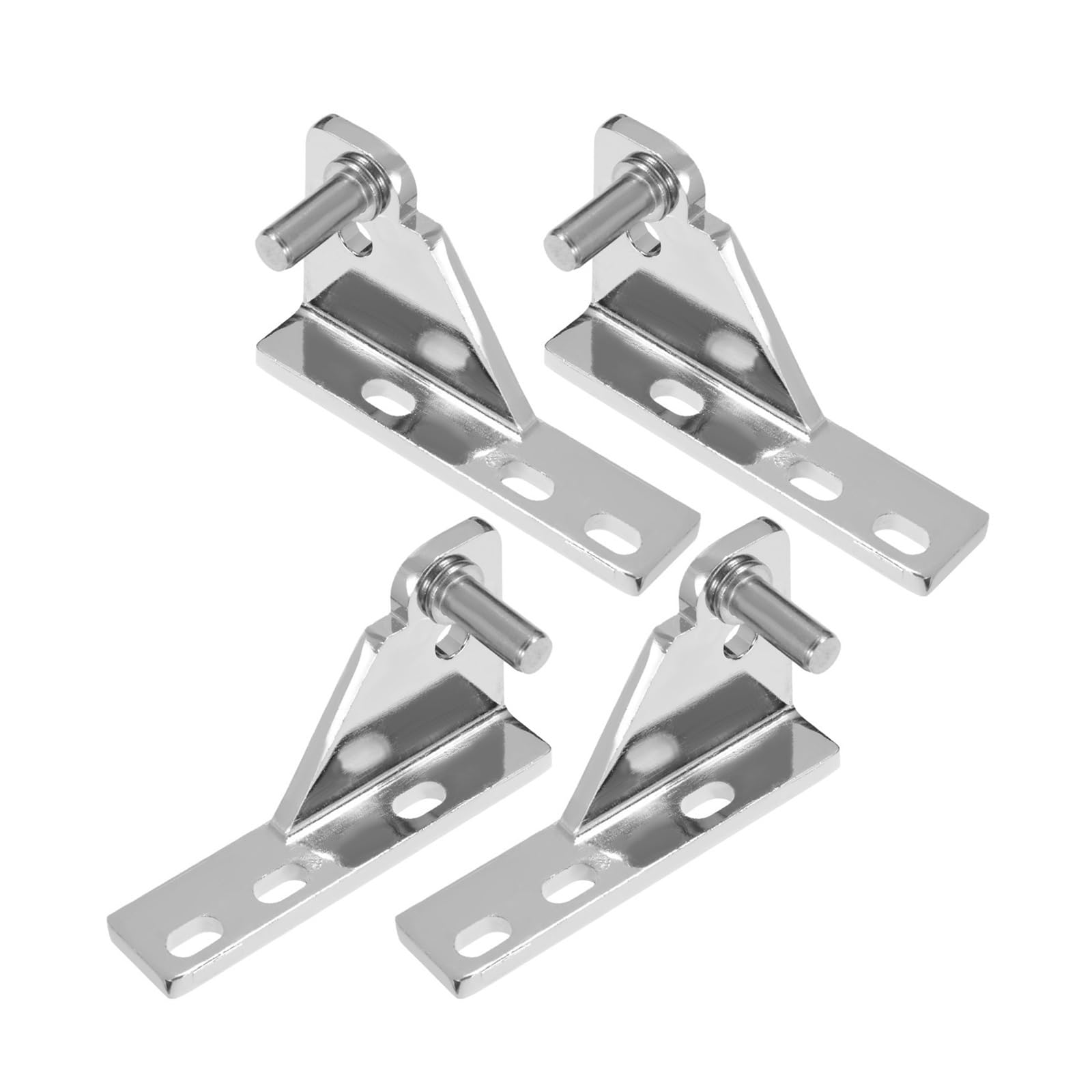 Freezer Door Hinges Set Zinc Alloy Heavy Duty Hinge for Refrigerator Cabinet Replacement Hardware 4pcs