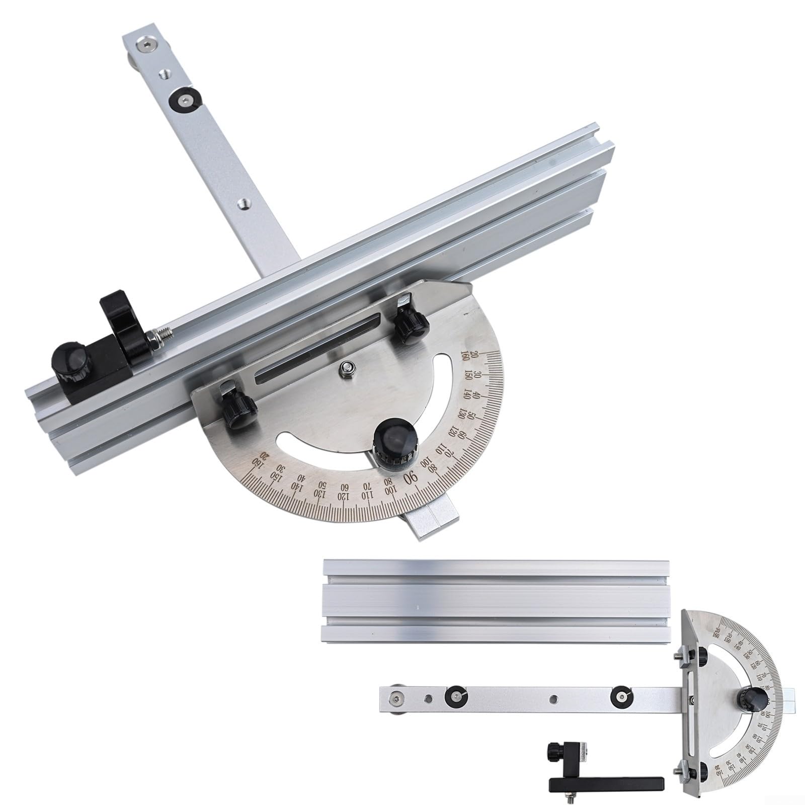 Guida Angolare a Nastro Alluminio 215mm Precisione Guida Angolare(B)