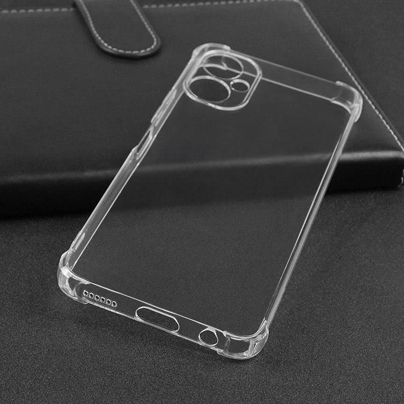Image of Bumper || Transparent || Edge to Edge Protection Back case Cover for Poco M4 5G - Transparent