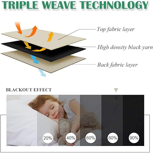 Miniatura 5 de StangH - Cortina opaca para exteriores para patio, impermeable, resistente al viento, panel opaco para porche, ancho 52100, 1 panel.