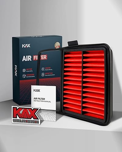 Miniatura 8 de KAX Filtro de aire para motor premium, GAF020 (CA10159) Reemplazo para Toyota Prius Base 1.5L L4 Eléctrico/Gasolina 2004 2005 2006 2007 2008 2009