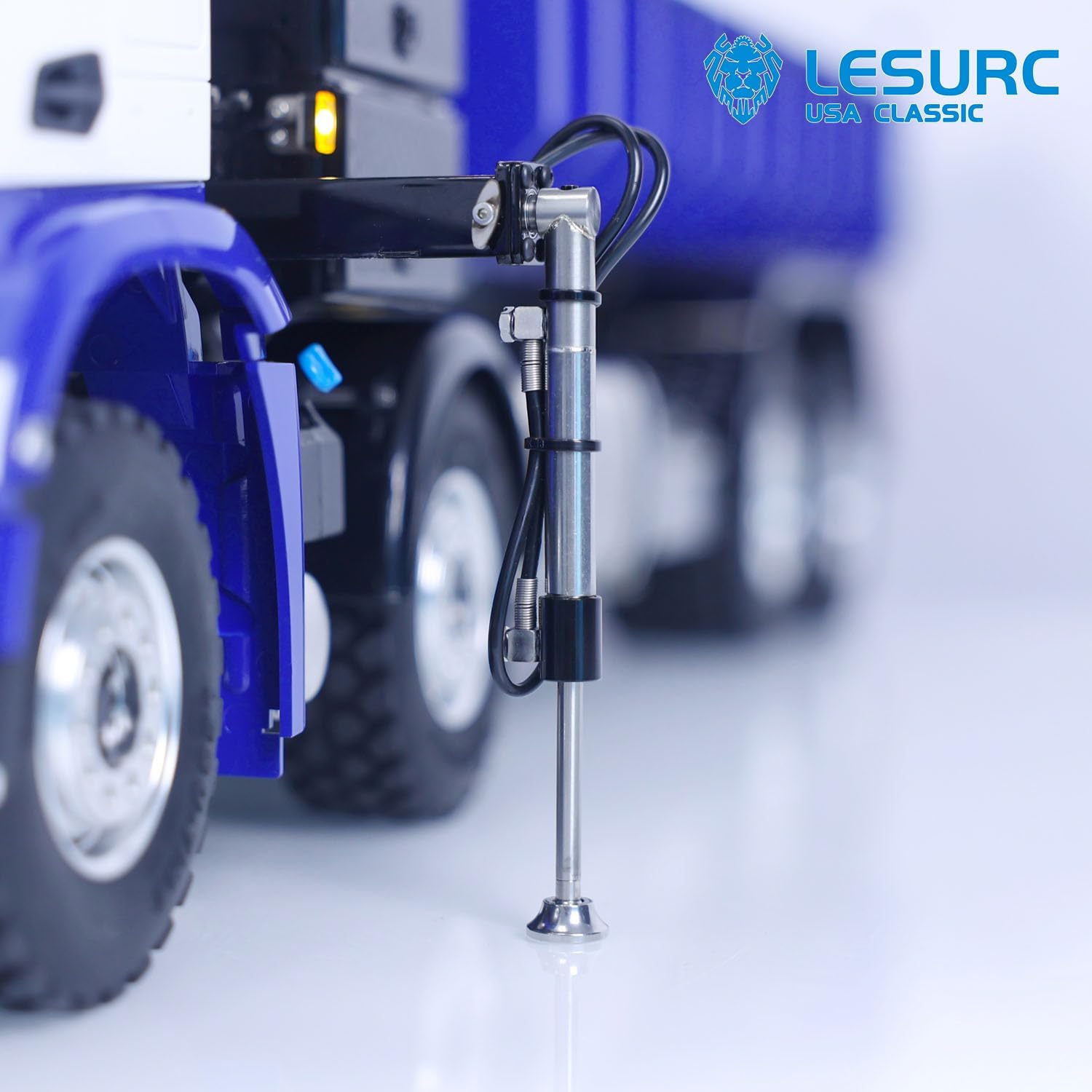 LESU 1/14 8X8 RC Hydraulic Dumper Crane Tipper Truck Assembled Crane Light Sound Unfinished Car Body Shell for Arocs Car Construction Vehicle Hobby Grade Model