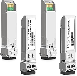 OPSTRAN 10GBASE-SR SFP+ Optical Transceiver Module Compatible for HPE Aruba J9150D J9150DCM JL748A ProCurve J9150A 10Gbps 850nm 300m DDM Duplex LC MMF 4 Pack