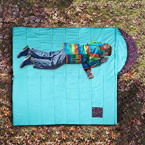 Acecamp 3 Seaons Sleeping Bags For Youth Boys And Girls, Lightweight Glowing In The Dark, Perfect For Slumber Parties, Camping And Travel (3 Seasons, Youth, Temp 10℃-15℃)… #TOP6