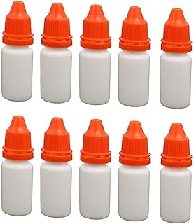 New Lon0167 10ml PE Featured Plastic Squeezable Dropper reliable efficacy Dropping Bottle Orange Cap 10pcs(id:12d 04 53 ec1)