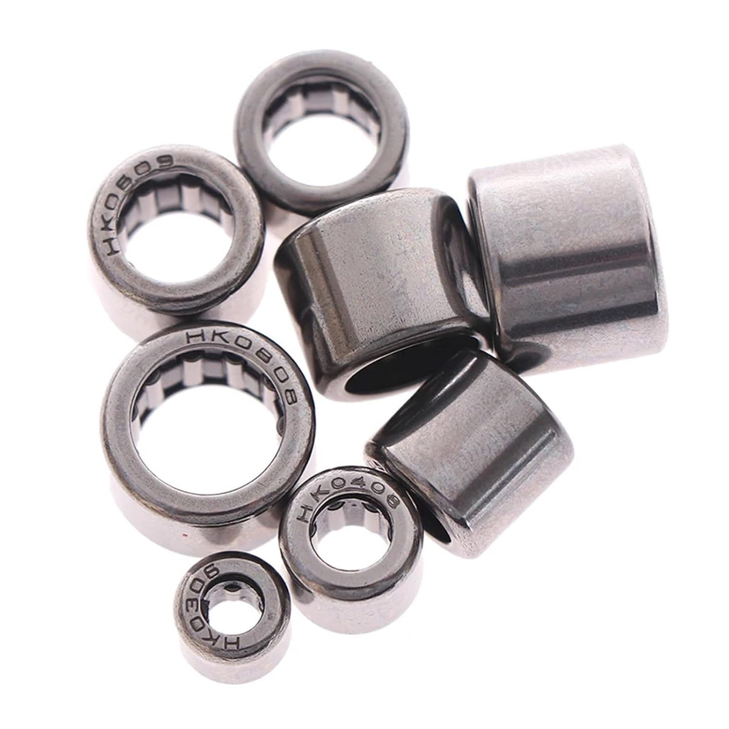 5Pcs HK Series Drawn Cup Needle Roller Bearings (HK0306/HK0608/HK0810) for Precision Machinery and Industrial Applications(A3HK0810)