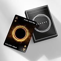 Vista 5 de Cosmos playing cards: Temático espacial para entusiastas de la astronomía con planetas galaxias - Agujero negro, sol, Marte, luna