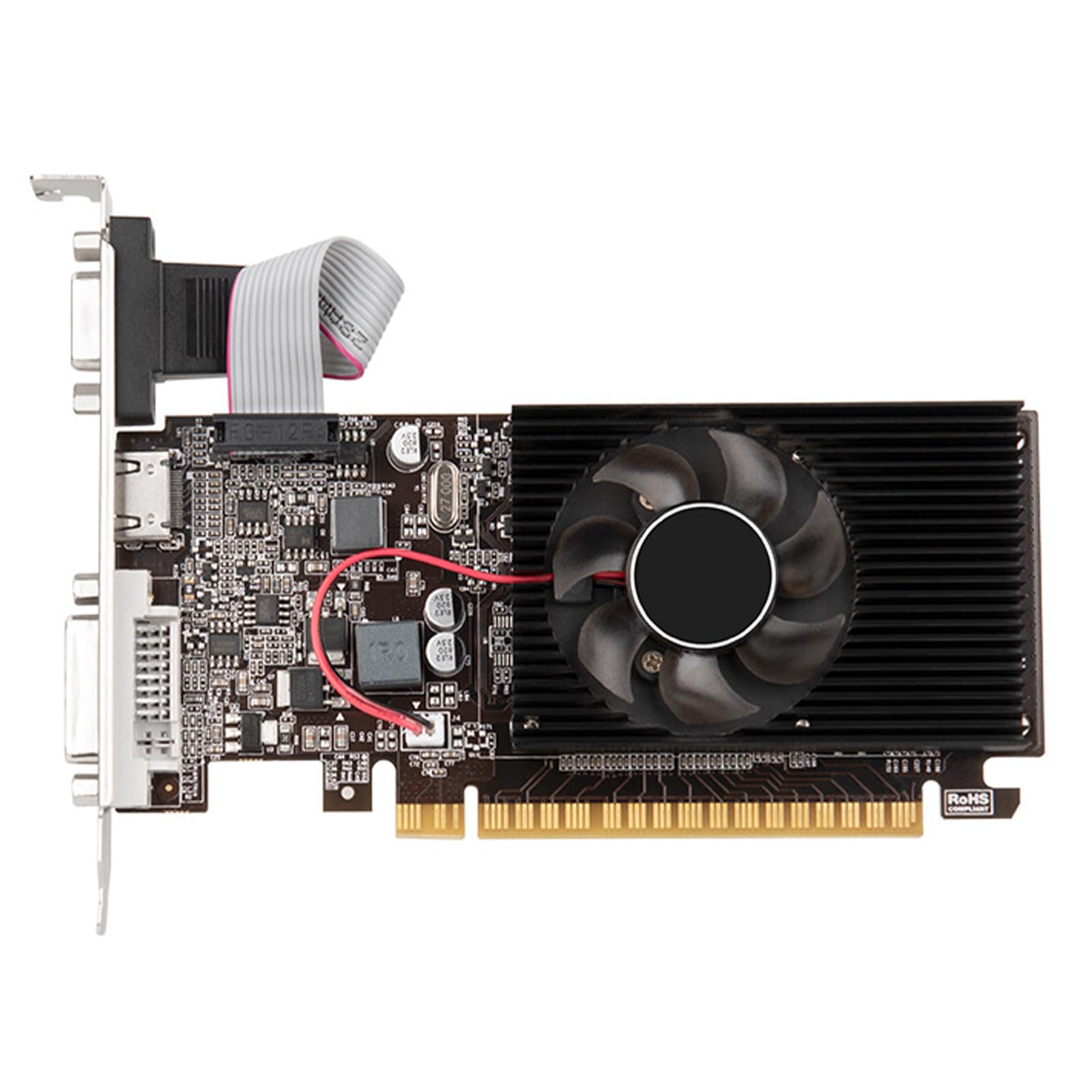 GT610 Scheda Grafica 1GB 64bit Gioco PCIE X16 Computer Desktop Professionale Per Il Gioco PC DVI Uscita Video