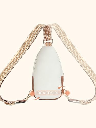 Miniatura 6 de Telena Bolso bandolera para mujer, cangureras cruzadas para mujer, bolso de cuero para el pecho