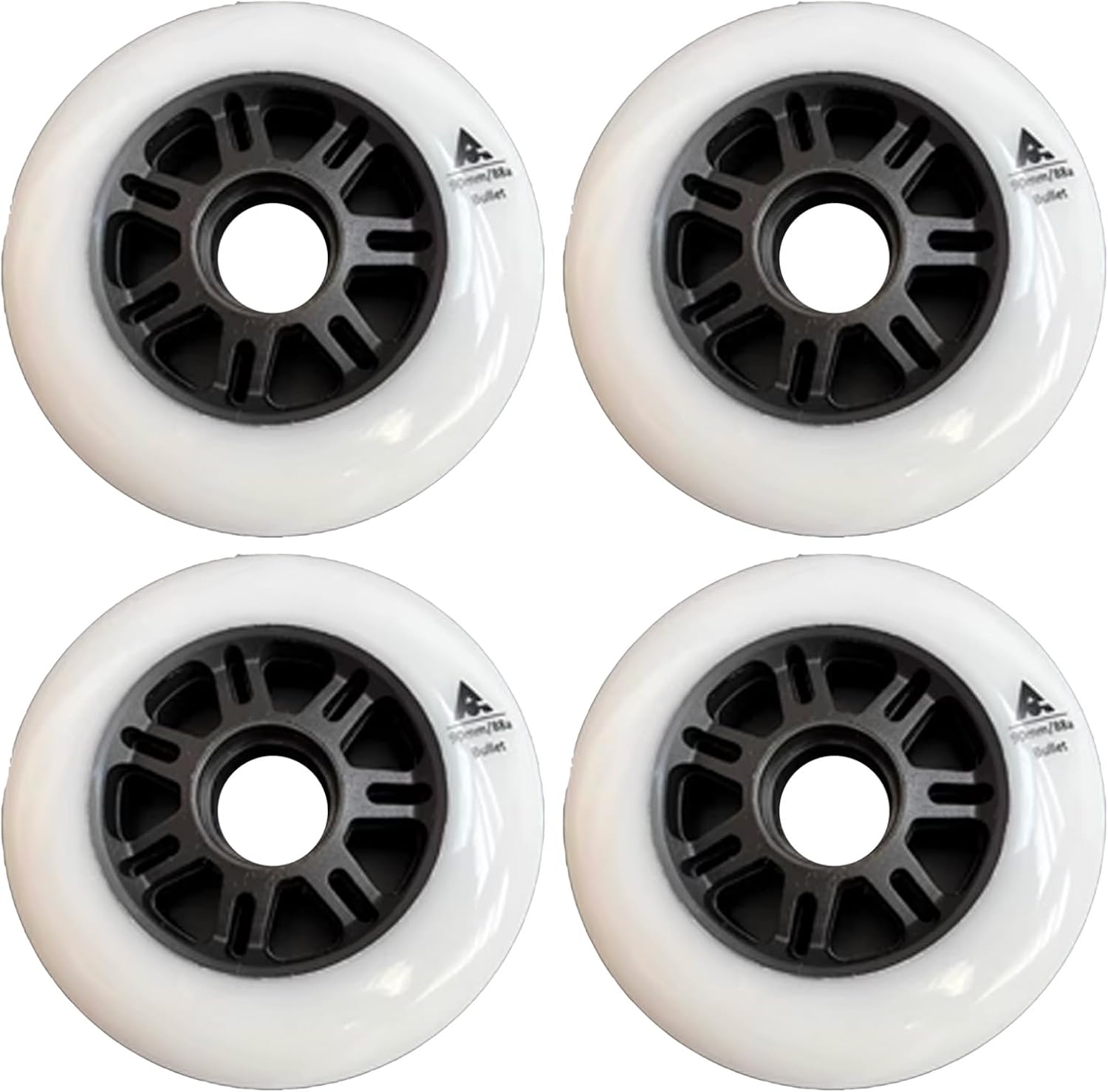 Inline Skate Wheels Outdoor & Indoor 88A 76mm/90mm for Roller Skate Wheel Replacement, Roller Skate Wheels, Roller Skating Wheels