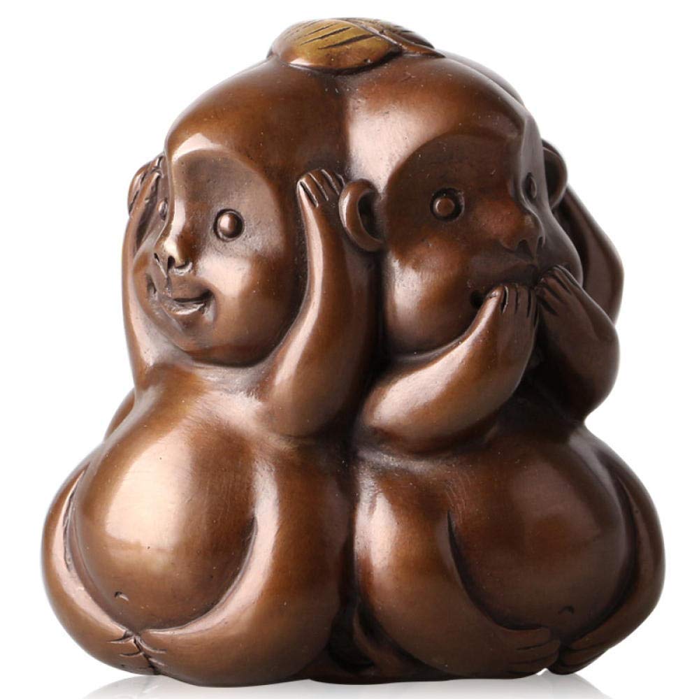 H3TF5J Statue Statue e Figurine Artigianato in Rame Bodhi Scimmia Zodiaco Regali Decorazione della casa da Collezione