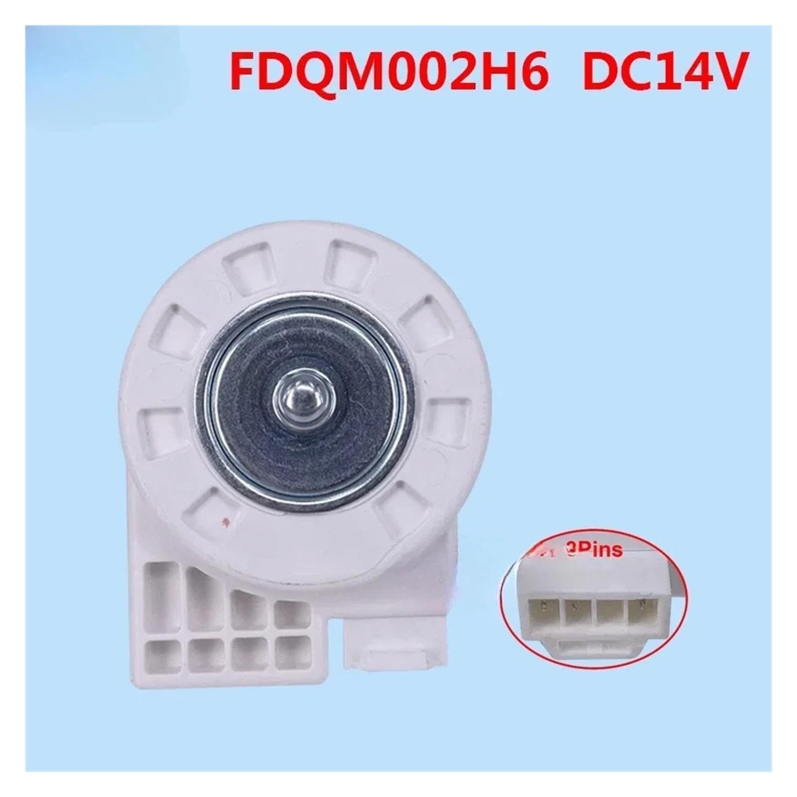 Motor De Ventilador De Refrigerador, Compatible Con Hitachi, Refrigerador R-M80GPGD9 Refrigeración Por Congelación Ventilador De Motor Refrigerado Por Aire FDQM002H6 DC14V