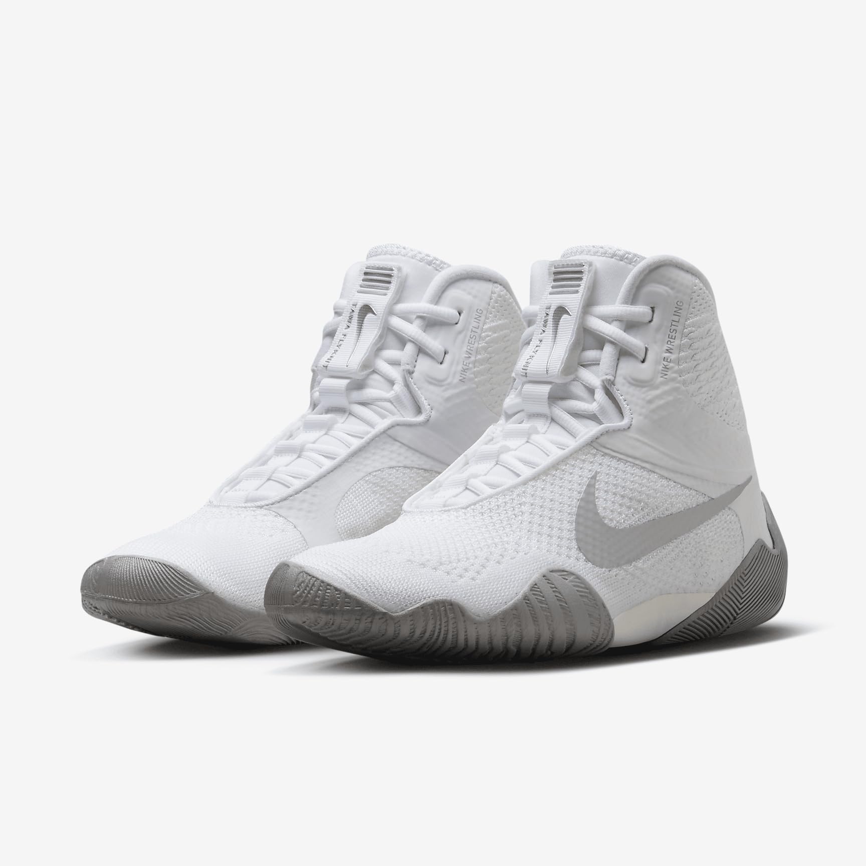 Nike Tawa CI2952-100, scarpe da wrestling da uomo, bianco/argento metallizzato, colore: bianco