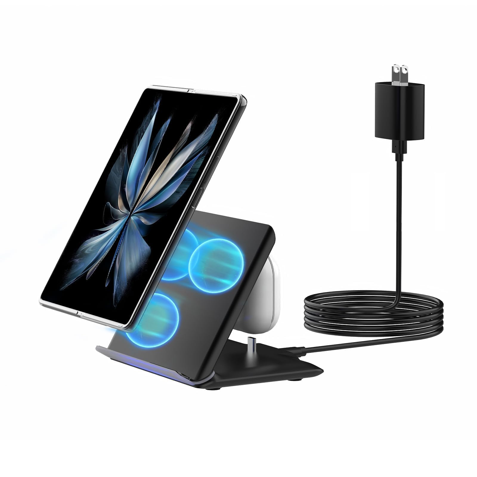 Amazon.com: Wireless Charger for Samsung, 2 in 1 Fast Wireless