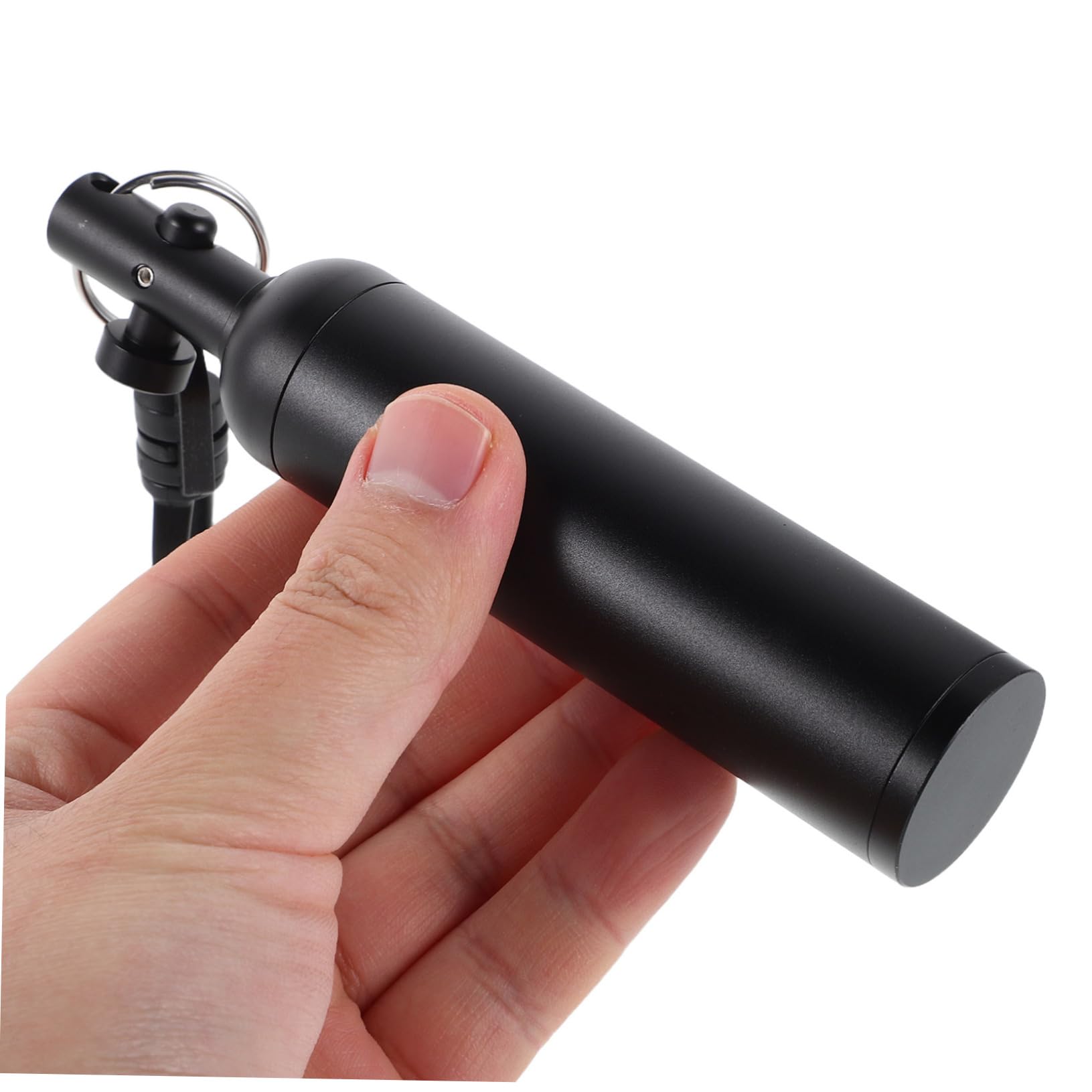 Homoyoyo Signal de Plongée sous-Marin en Alliage D'aluminium, Bâton de Hochet Noir Antidérapant, Alerte à Haut Décibel pour Plongée sous-Marine, Débutants
