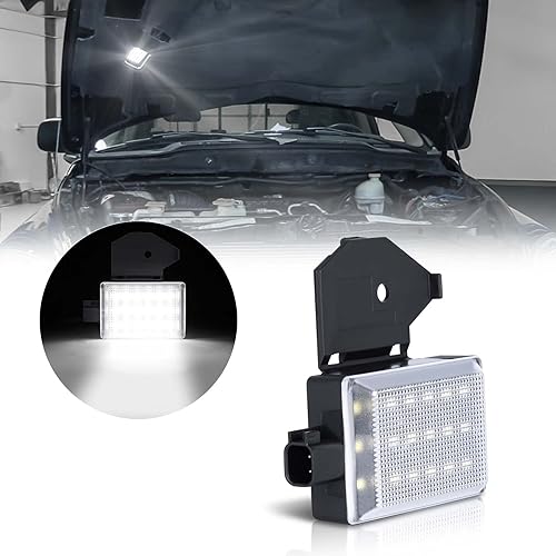 POPMOTORZ Kit de lámpara de luz de cortesía bajo el capó compatible con Dodge Ram Charger, Jeep Wrangler Grand Cherokee Concorde Dakota lámpara de