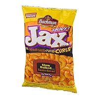 Vista 3 de Bachman Jax - Rizos inflados de queso cheddar real, bolsa de 2.75 onzas (4 bolsas)