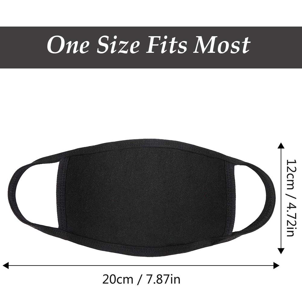 3 PCS Unisex Covering with Comfortable Earloop Individually Washable