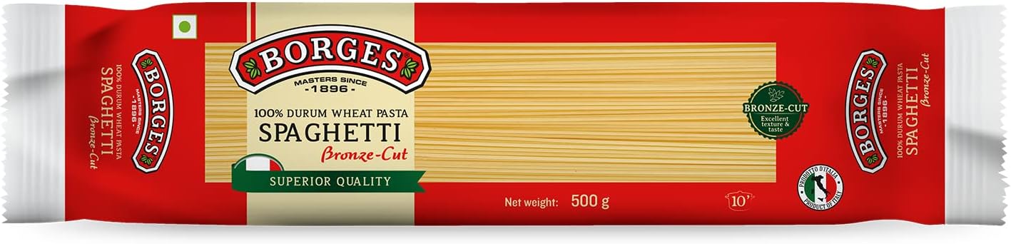 Spaghetti Source of Protein, Cholestrol Free, Cooked in 10 Minutes, 100% Durum Wheat Pasta - 500 grams