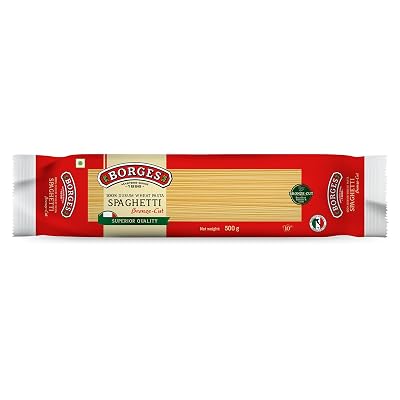 Borges Spaghetti High Protein Cholesterol Free Durum Wheat Pasta (500g)