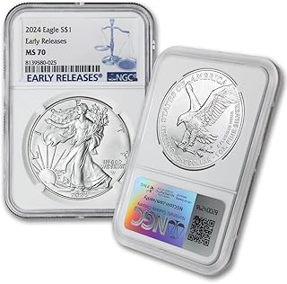 2024 1 oz American Silver Eagle Coin MS-70 (Early Releases) $1 NGC MS70