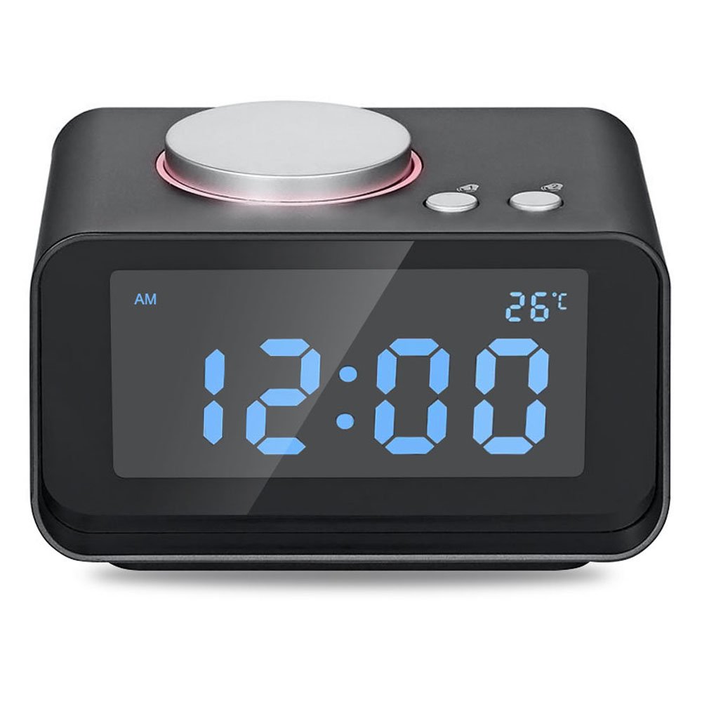 Buy Alarm Clock Radio, AKASO Digital Alarm Clock (K1Black) Online at