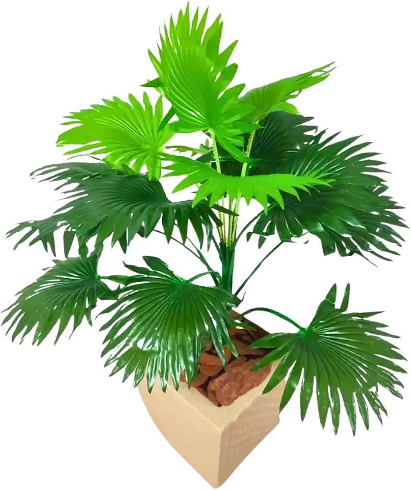 Planta Artificial Palmeira Enfeite Sala Quarto Grande Com Vaso
