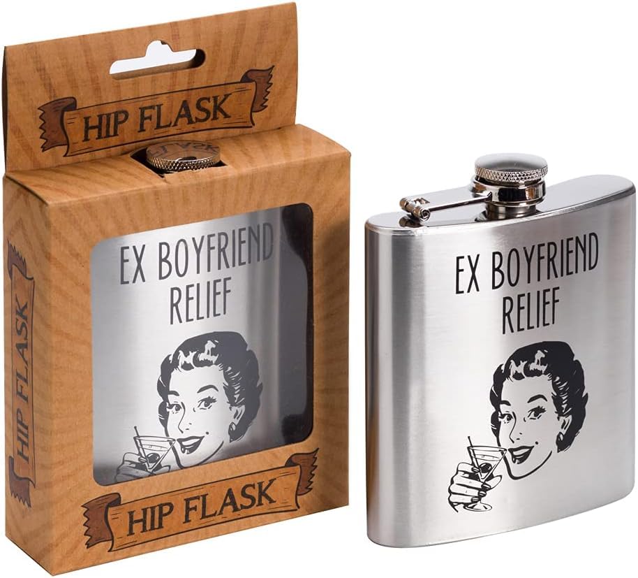 Diabolical DP0612 Ex-Boyfriend Flask - Breakup Gifts for Her