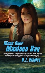 Moon over Maalaea Bay