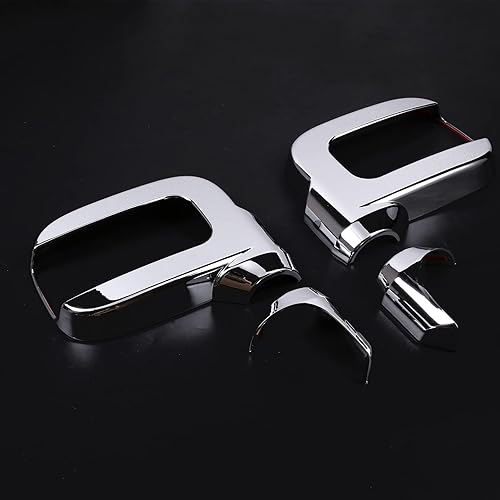 Vista 4 de Cubierta de espejo retrovisor ABS protector de espejo lateral decoración exterior compatible con Hummer H2 2003 2004 2005 2006 2007 2008 2009