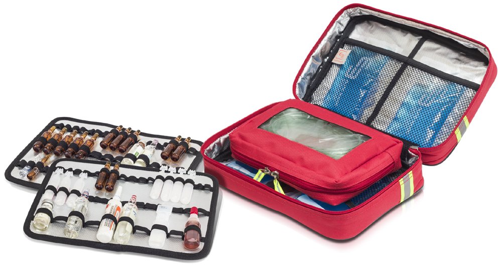 ELITE BAGS - PROBES Großraum-Ampullarium | rot | bis 158 Ampullen | thermoisoliert