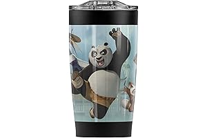 Kung Fu Panda Team Leap Stainless Steel 20 oz Travel Tumbler