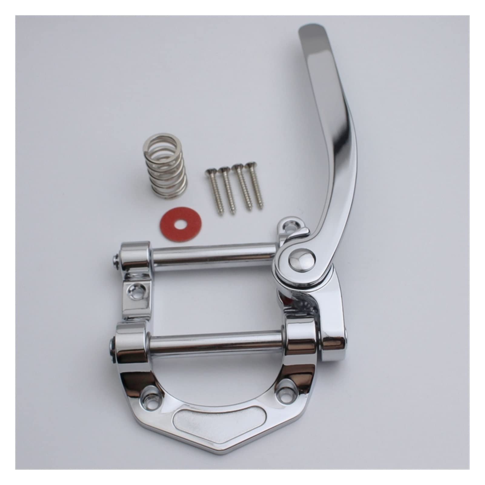 Cromato Chitarra Elettrica Tremolo Vibrato Bridge Piatto Top Body Guitar Coda Per Chitarra Elettrica Sostituzione delle parti ponte