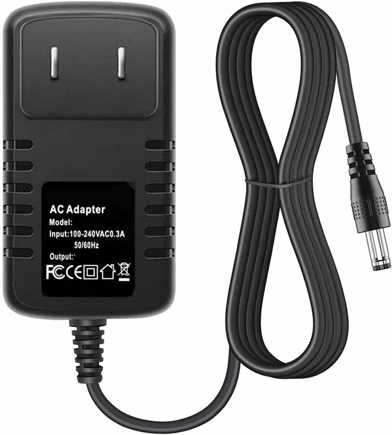 NuxkstGlobal AC/DC Adapter for Braun Silk Epil 3 Perfection SE3370 Silk?épil 3 SoftPerfection Electric Epilator Power Supply Cord Cable PS Wall Home Charger Mains