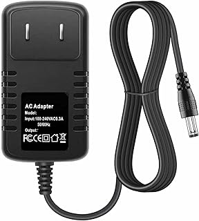 Nuxkst AC DC Adapter for Panasonic DVD-LS55 DVD-PV60D DVD-LS5 DVD-LS53 DVD-LS50 DVDLS55
