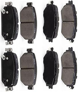 Ceramic Disc Brake Pads Front and Rear Set Brake Kits for Mazda 3 2018 2.5L l4 Made in Mexico;EPB-Japan Build;Electric Parking Brake
