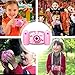 AKAMATE Kids Selfie Camera, 1080P 12MP Kids Digital Camera with 32GB SD Card Children Video Camera Camcorder Toys Gifts for 4-10 Year Old Boys Girls, Build-in 5 Games, Voice Recorder (Pink)