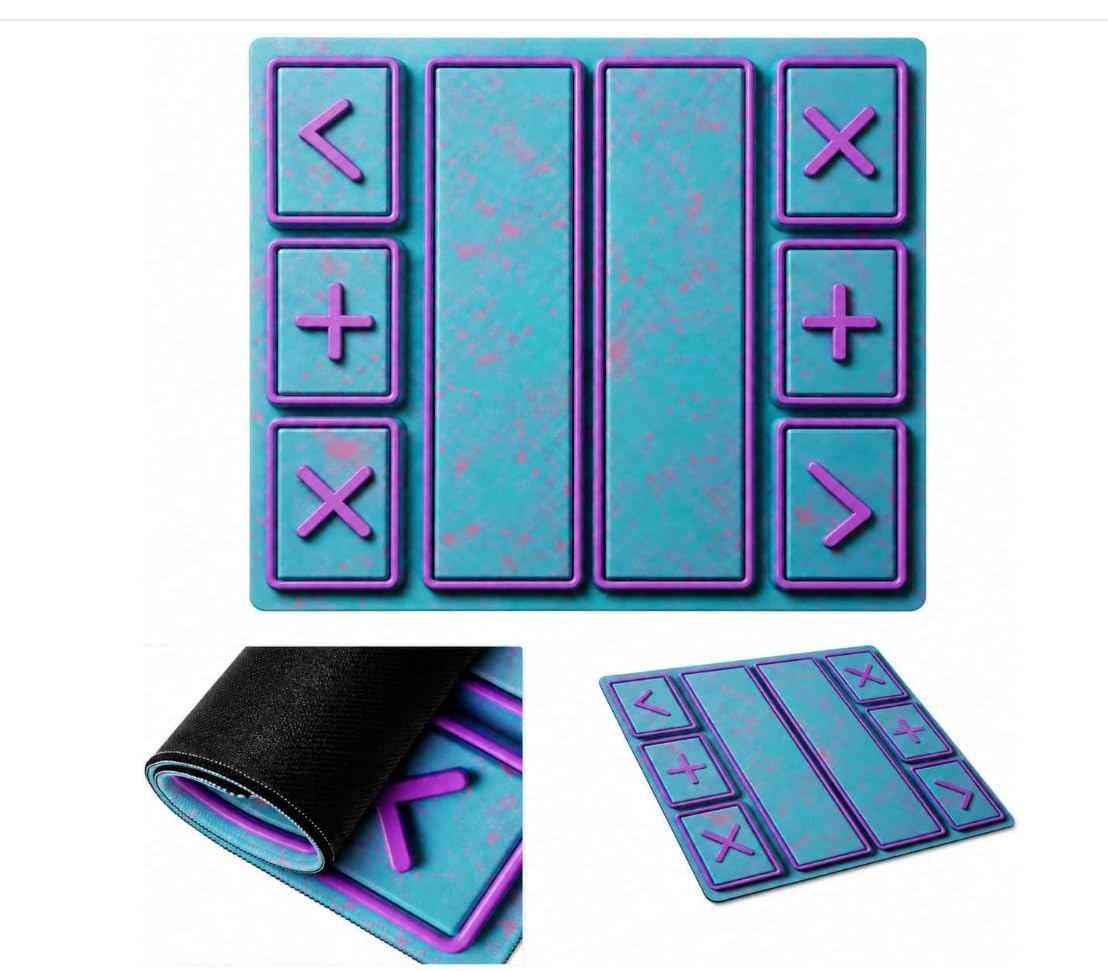 Squishy Trading Mat, 16x18 Inch Fidget Board with Accept & Decline Zones