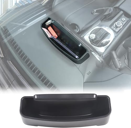 Caja de almacenamiento trasera para consola central de automóvil, bandeja organizadora de almacenamiento de teléfono, compatible con Mazda MX-5 ND