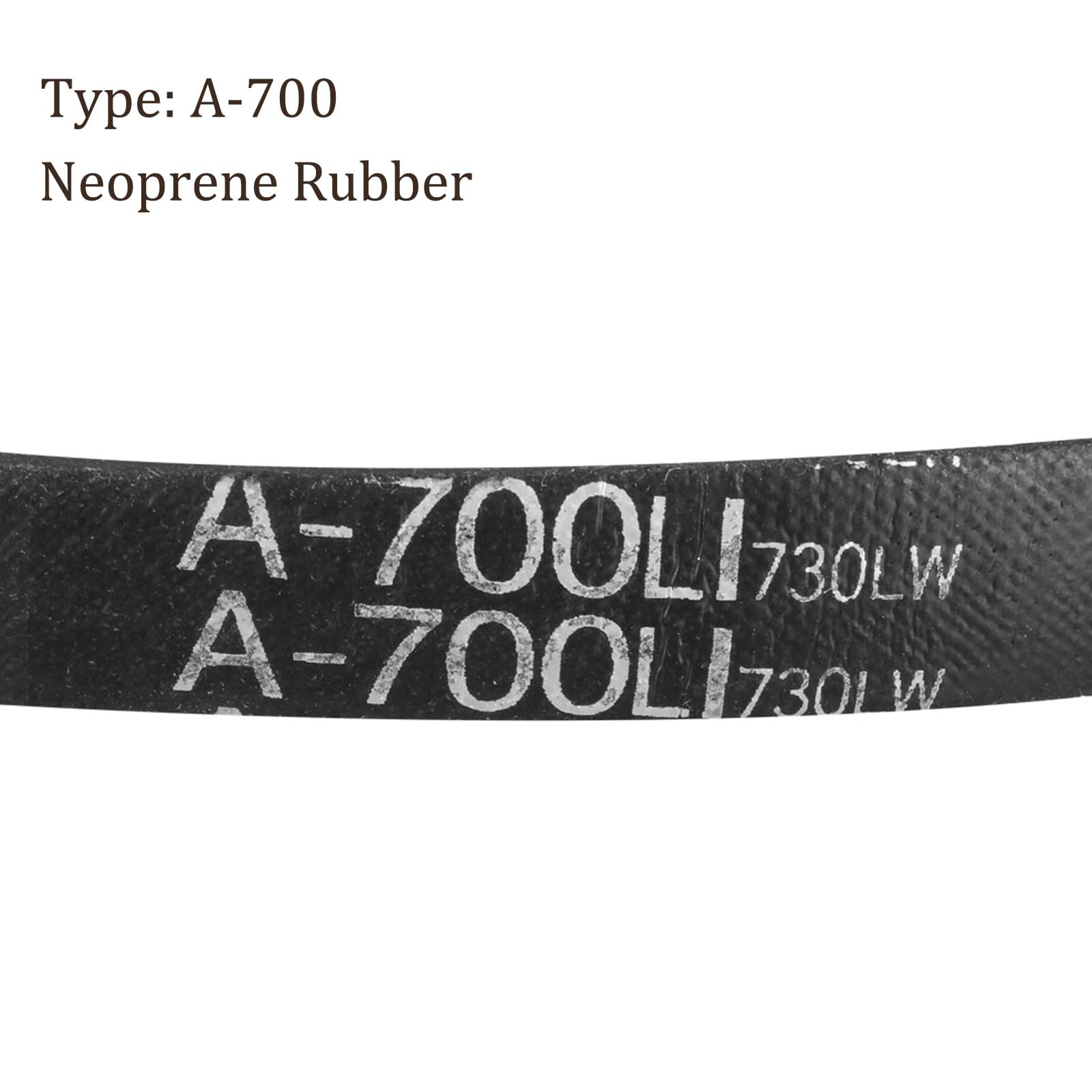 Kozelo A-762Li/A30 Entraînement Courroie Trapézoïdale - [12 mm Largeur x 8 mm Hauteur] A-Section Caoutchouc Enveloppé pour Transmission Utilisation, 762mm Intérieur Circonférence